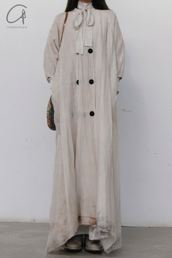 MUTEDANCE V -neck flower dye jacket MD22FW12